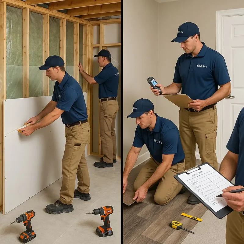 Repairs and Reconstruction process in Liberty, PA